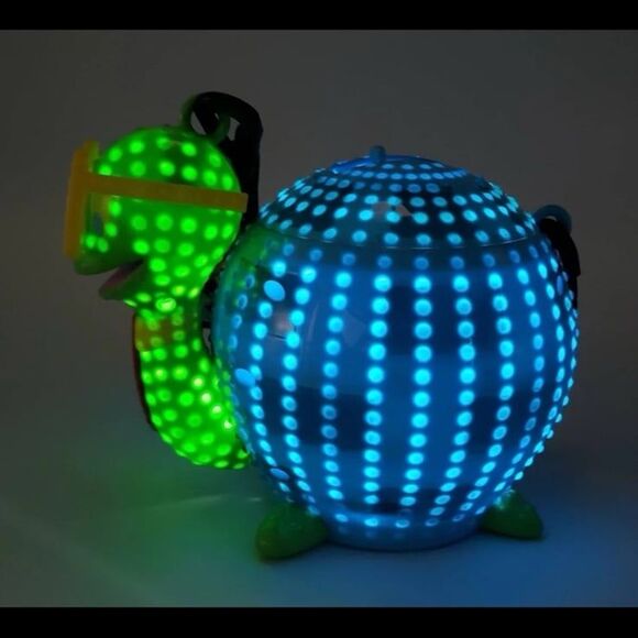 Disney Parks Main Street Electrical Parade Light-Up Turtle Sipper popcorn Bucket - Picture 10 of 12